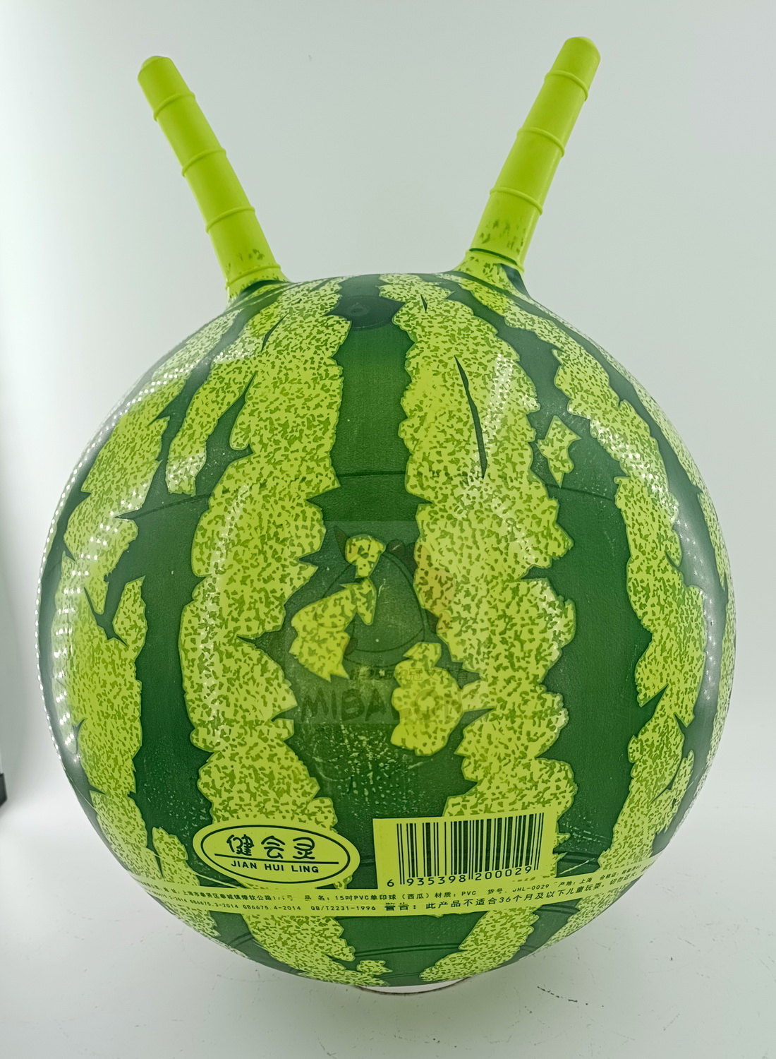 М'яч для фітнесу арт. RB26510 (100шт)  ріжки 45 см 350 грам, 6 кольорів