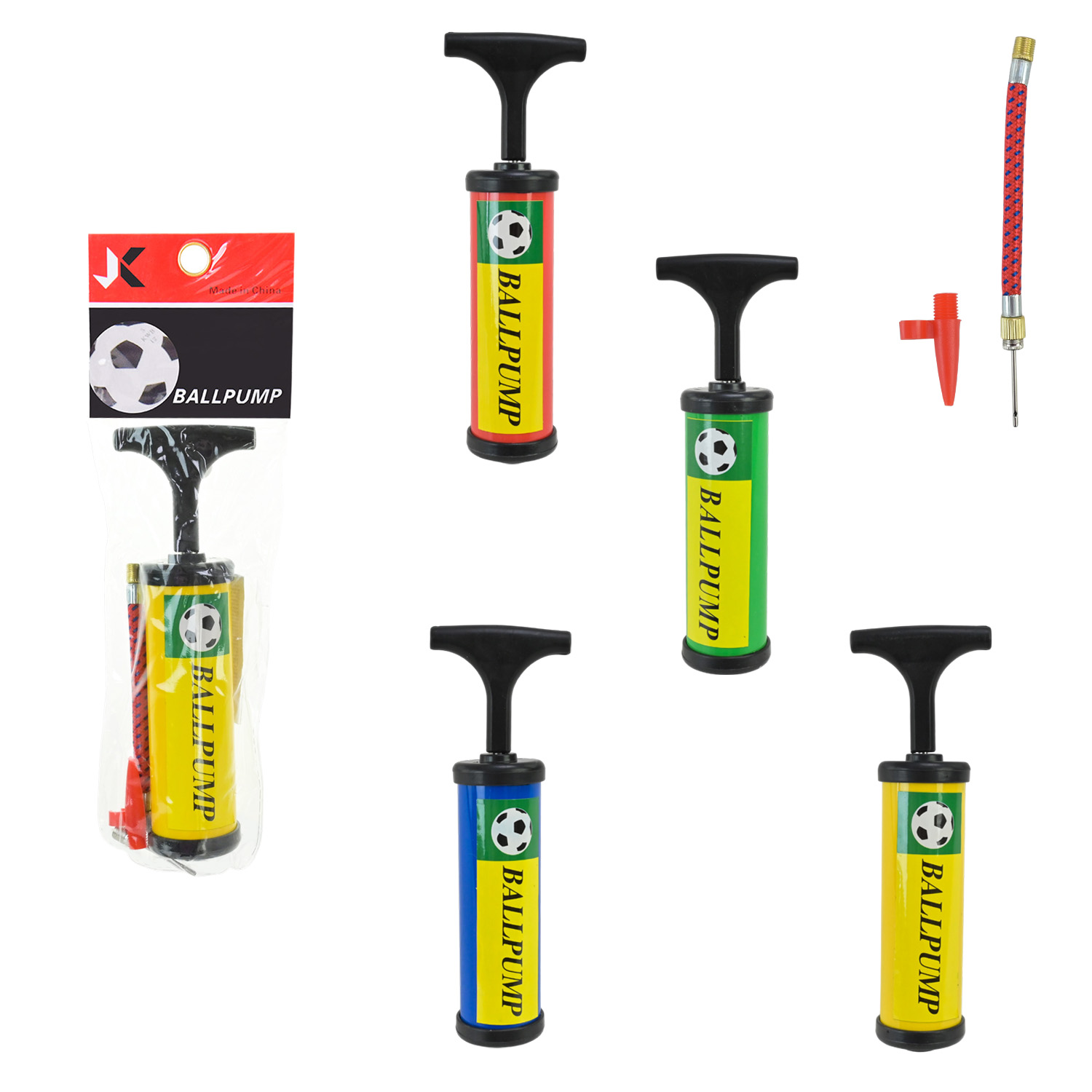 Насос арт. N41503 (200шт) для м'ячів 15 см у пакеті 9*3,5*30 см