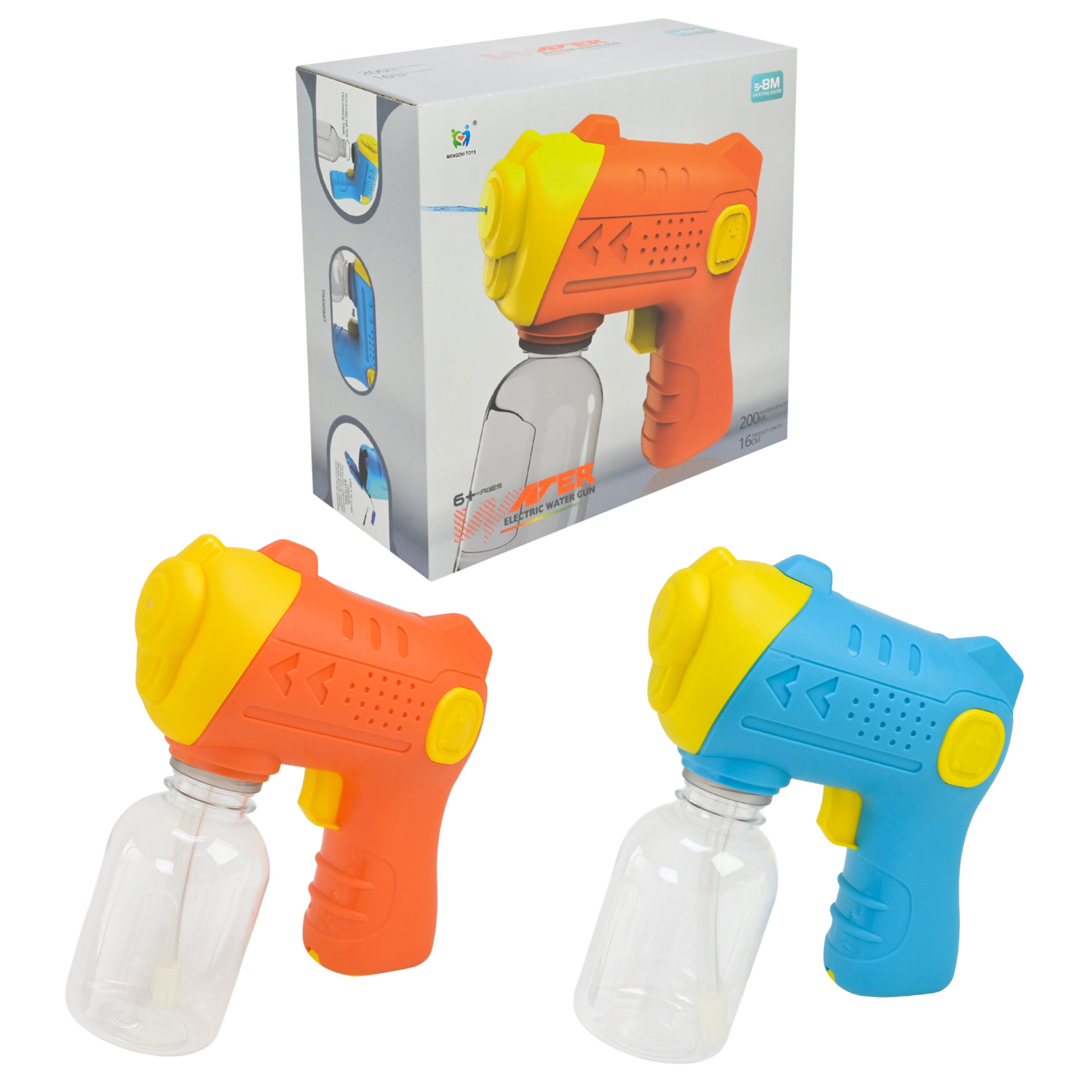 Водний пістолет арт. 1006 (72шт/2) акум.  короб. 18*8,5*19 см