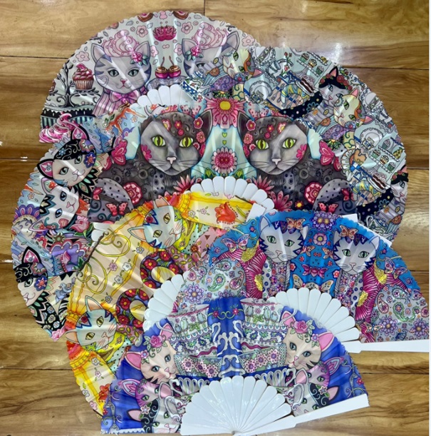 Аксесуар віяло арт. C22101 (240шт) мікс