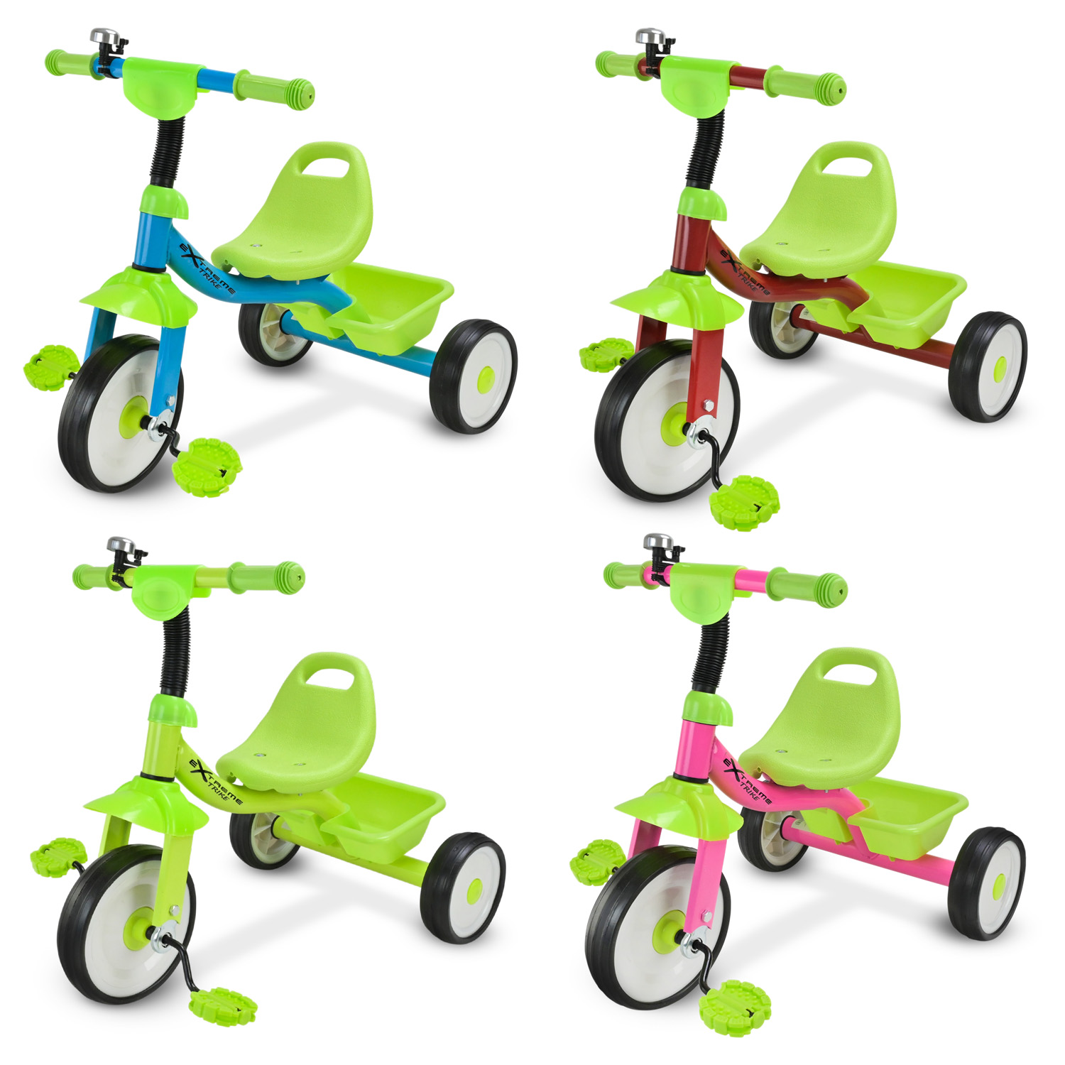 Триколісний велосипед арт. TR2602 (6шт) колеса 8'' та 6''