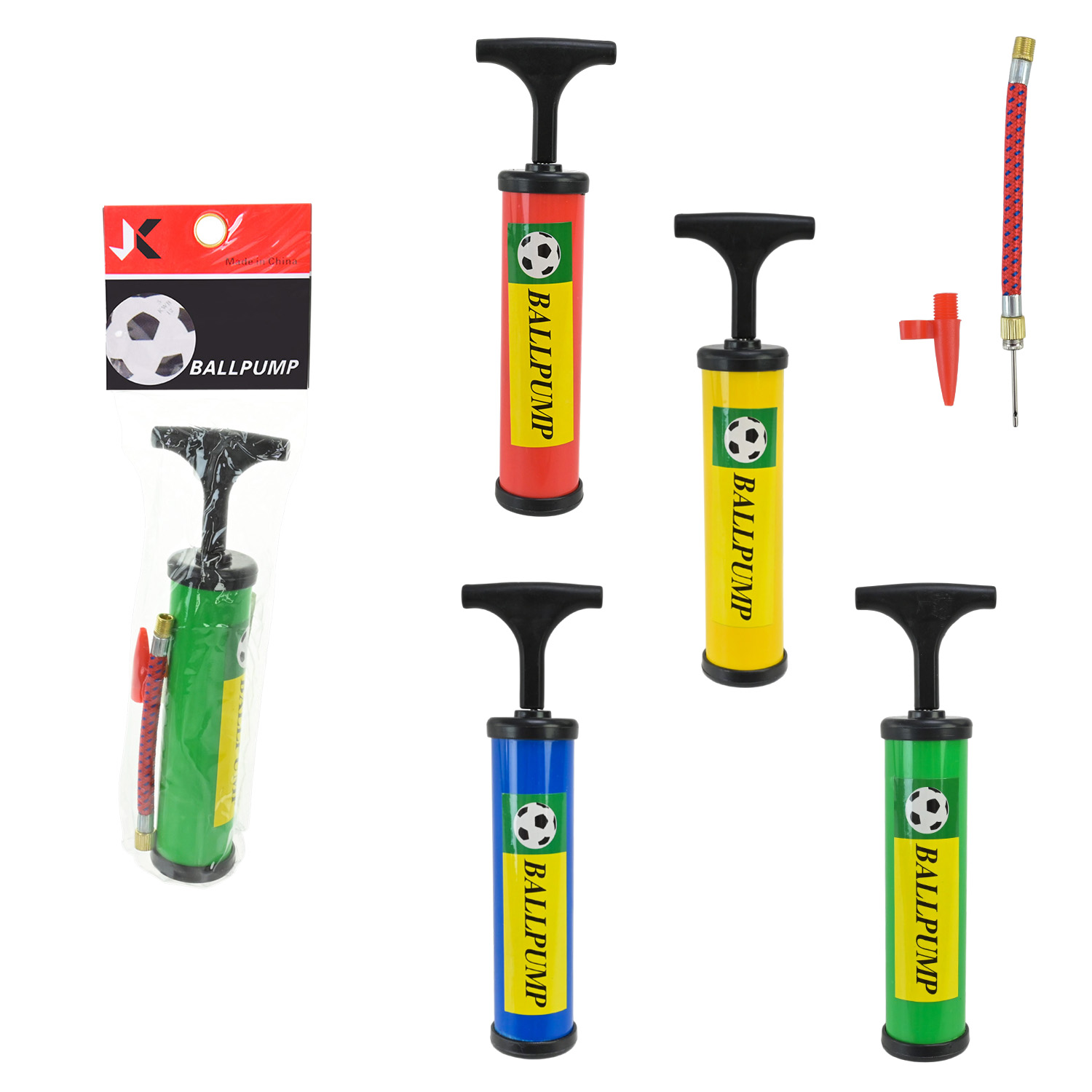 Насос арт. N41502 (200шт) для м'ячів 20 см у пакеті 9*3,5*30 см