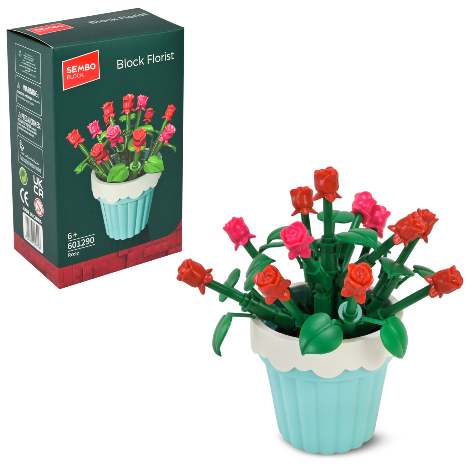 Конструктор арт. 601290 (96шт/2)  Florist короб. 9*14,5*6см