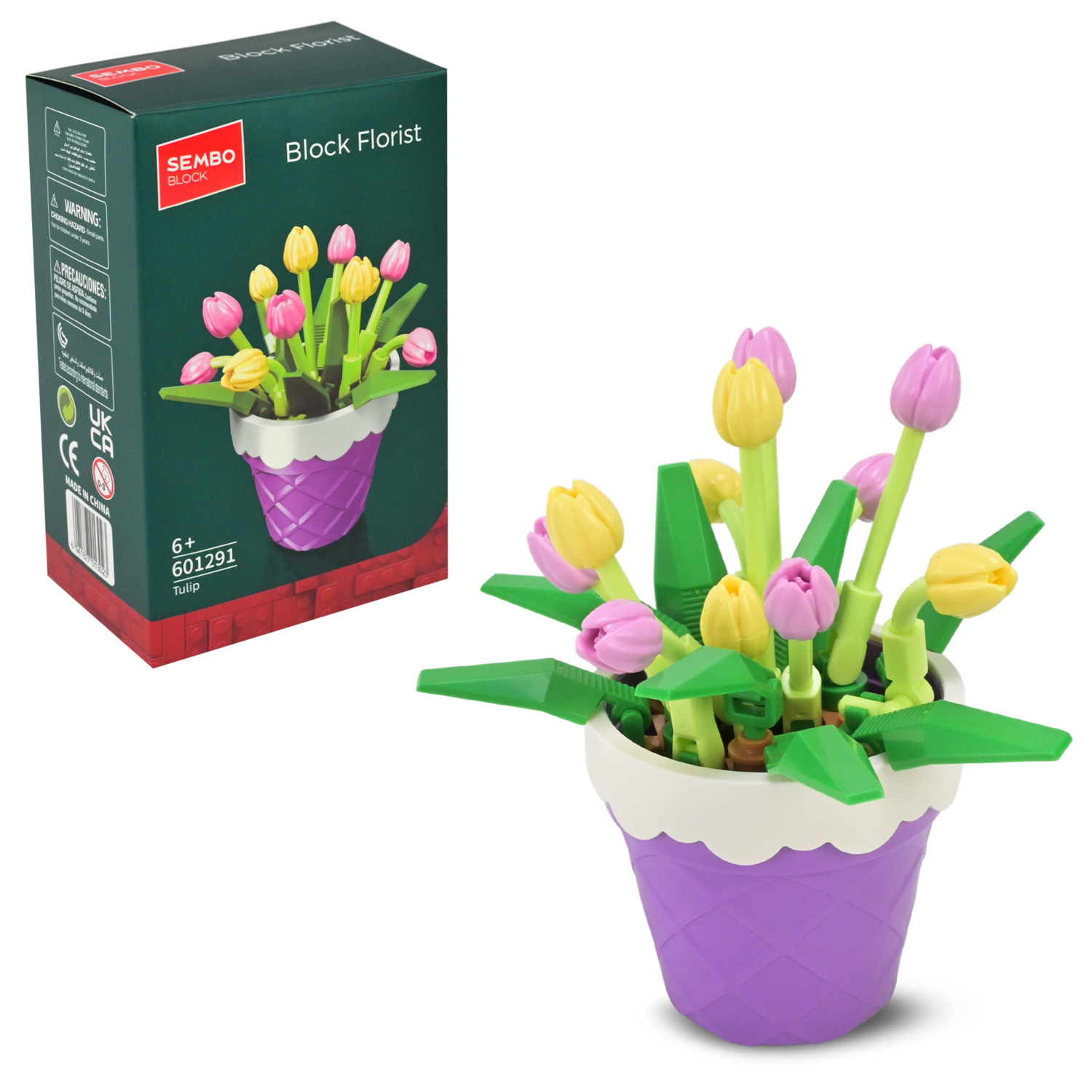 Конструктор арт. 601291 (96шт/2)  Florist короб. 9*14,5*6см