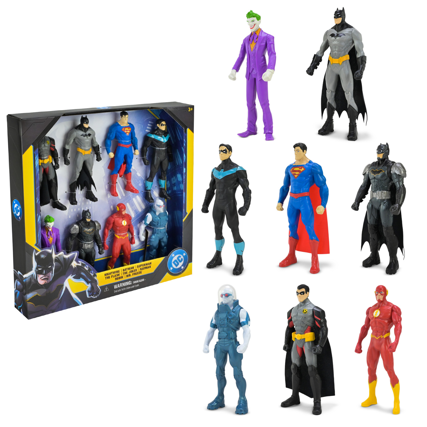 Фігурка арт. 6073890 (5шт) Бетмен  6 дюймів, 8 шт.р-р іграшки 6*2*15 короб. 33*5*33