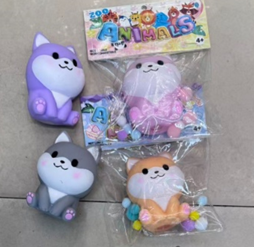 Антистрес арт. C25309 (384шт) собачки 4 мікс 12шт дисплей бокс