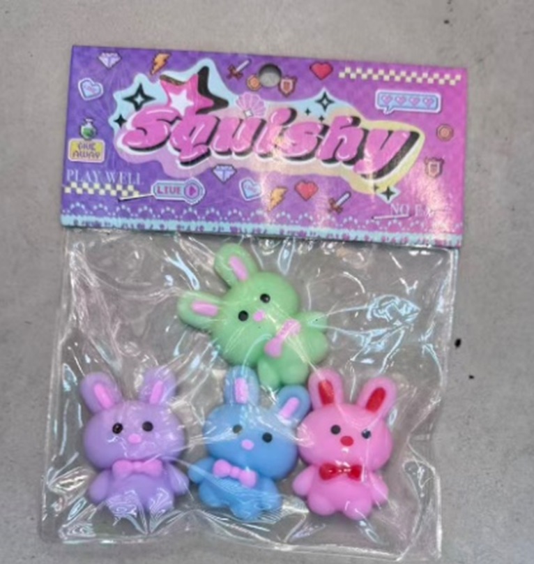 Антистрес арт. C25310 (672шт) зайчики 28шт дисплей бокс