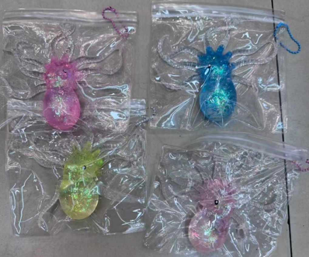 Антистрес арт. C25311 (288шт) восьминоги 4 мікс 12шт дисплей бокс