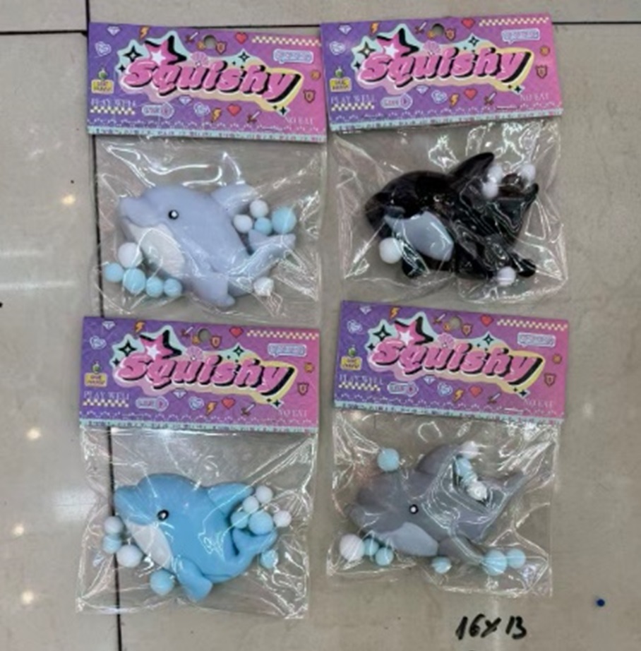 Антистрес арт. C25313 (480шт) дельфіни мікс 20шт дисплей бокс