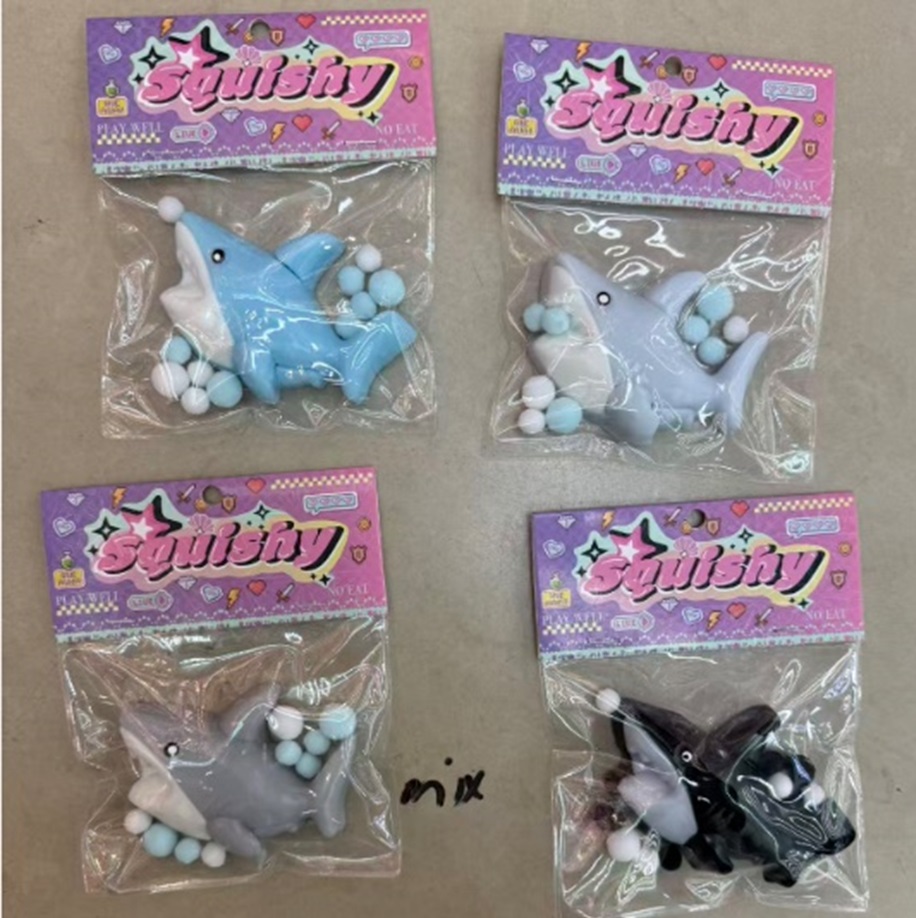 Антистрес арт. C25315 (480шт) акули мікс 20шт дисплей бокс