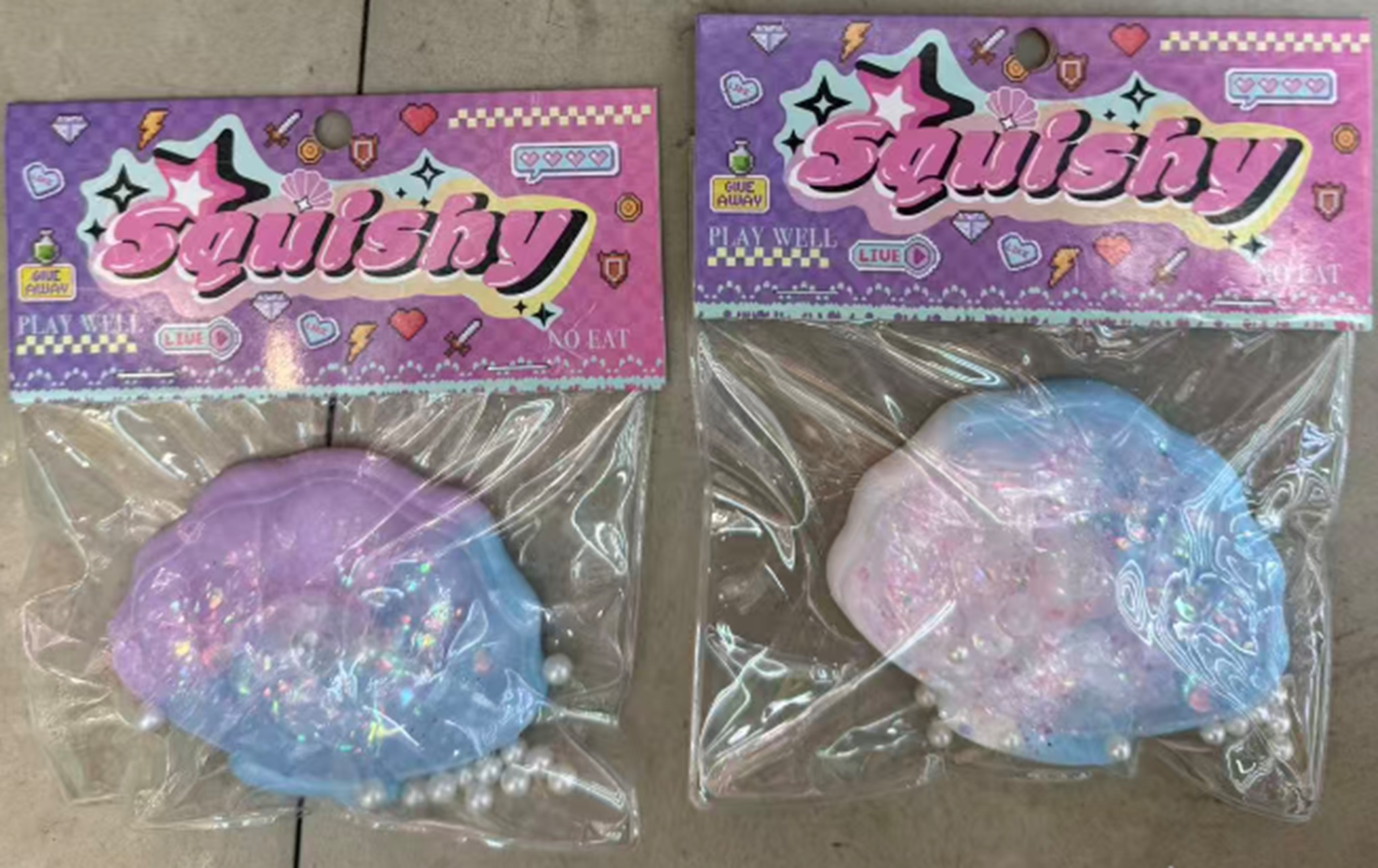 Антистрес арт. C25316 (480шт) мушлі з перлиною 20шт дисплей бокс