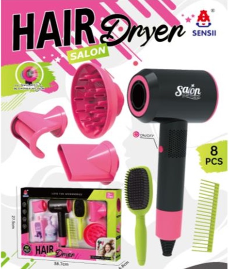 Перукаря набір арт. 096-87 (36шт) батар. фен. Аксес короб. 38.7*27.5*6.8 см