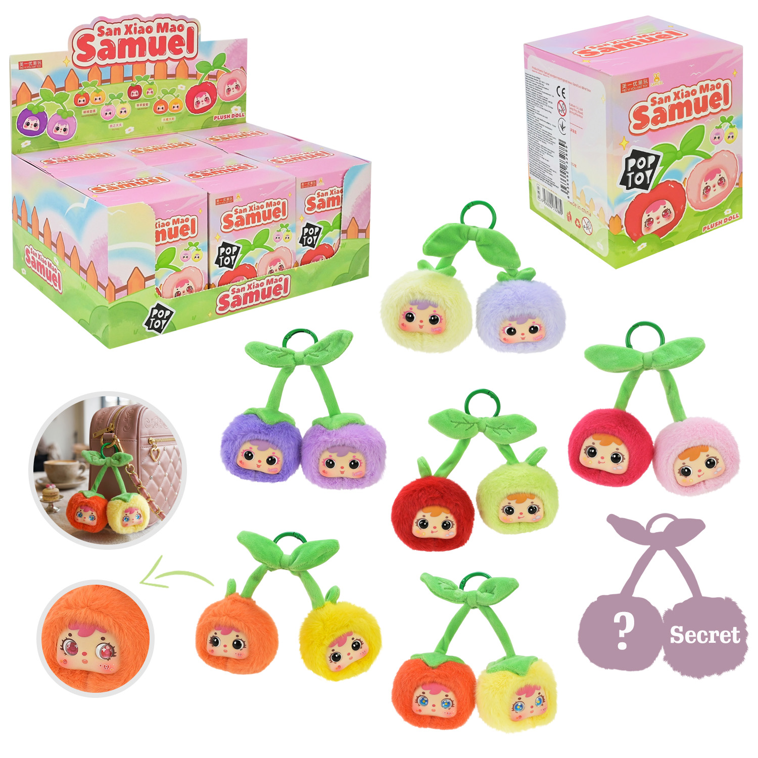 Герої POP TOY арт. MR5024 (120шт) Samuel "Смачні ягідки" 6шт у дисплей боксі 28*18,5*22см