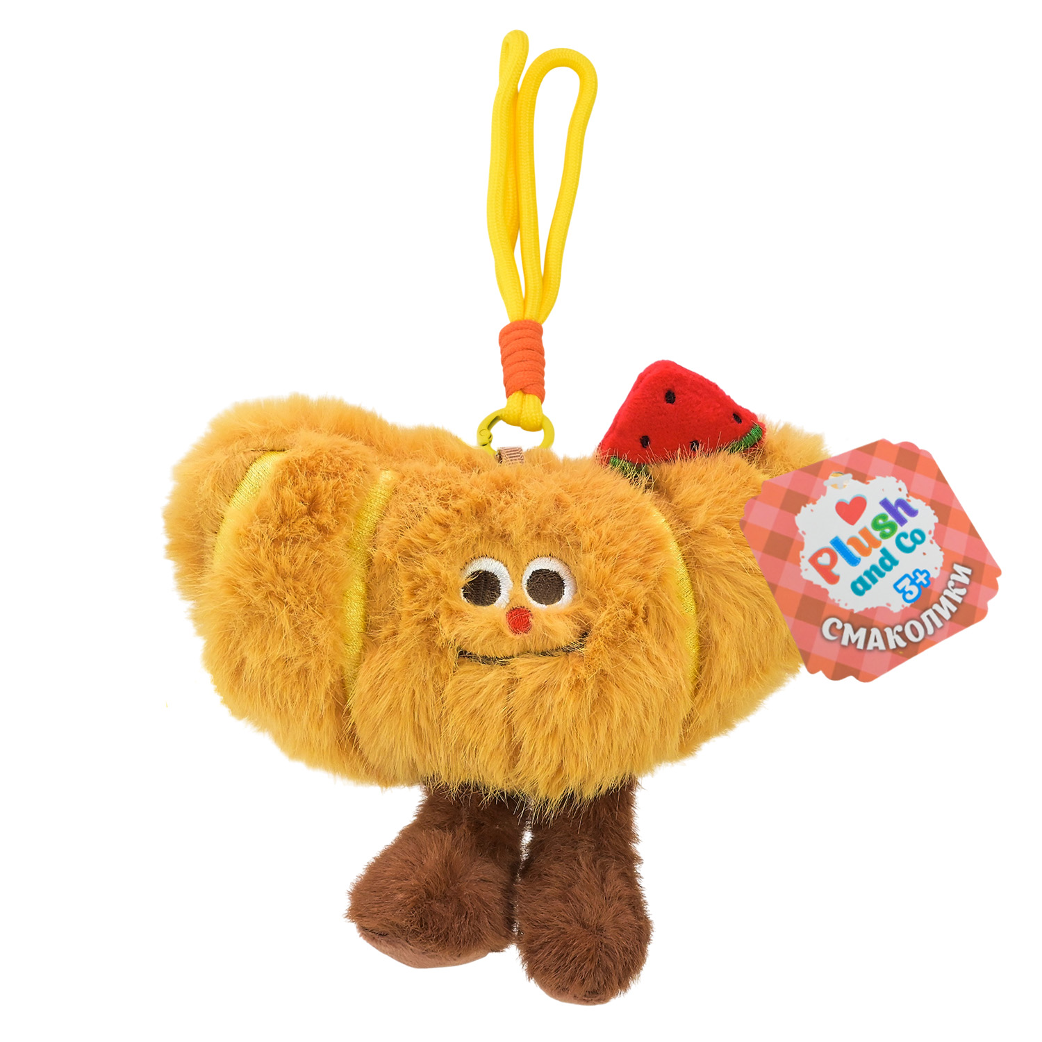 Іграшка м'яка арт. Plush and Co "Смаколики" арт. PLC26008 брелок круасан 15х9х9