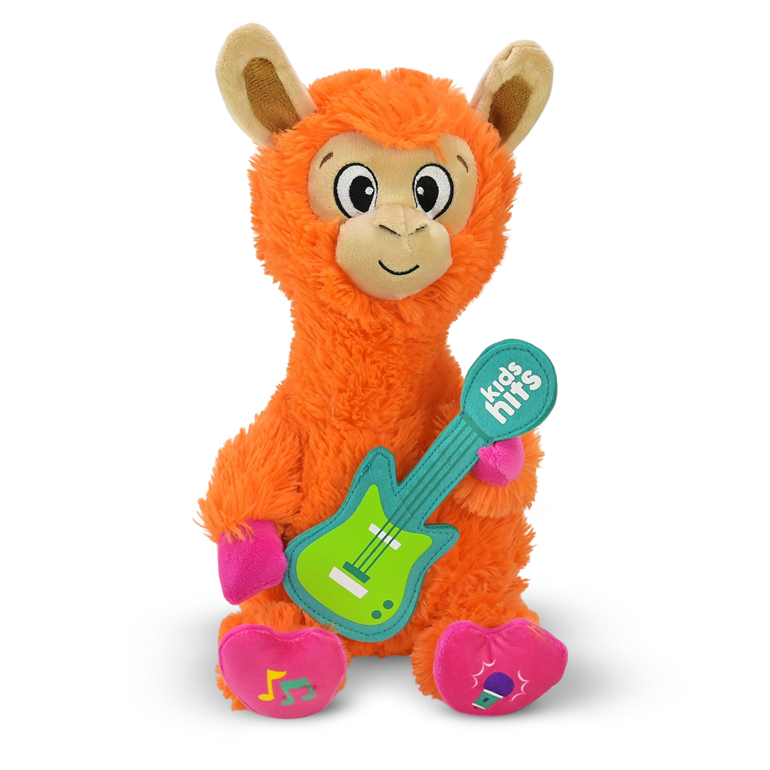 М'яка інтерактивна іграшка KidsHits Disco Pals арт. KH88/003 (18шт) лама у коробці 15*20*30