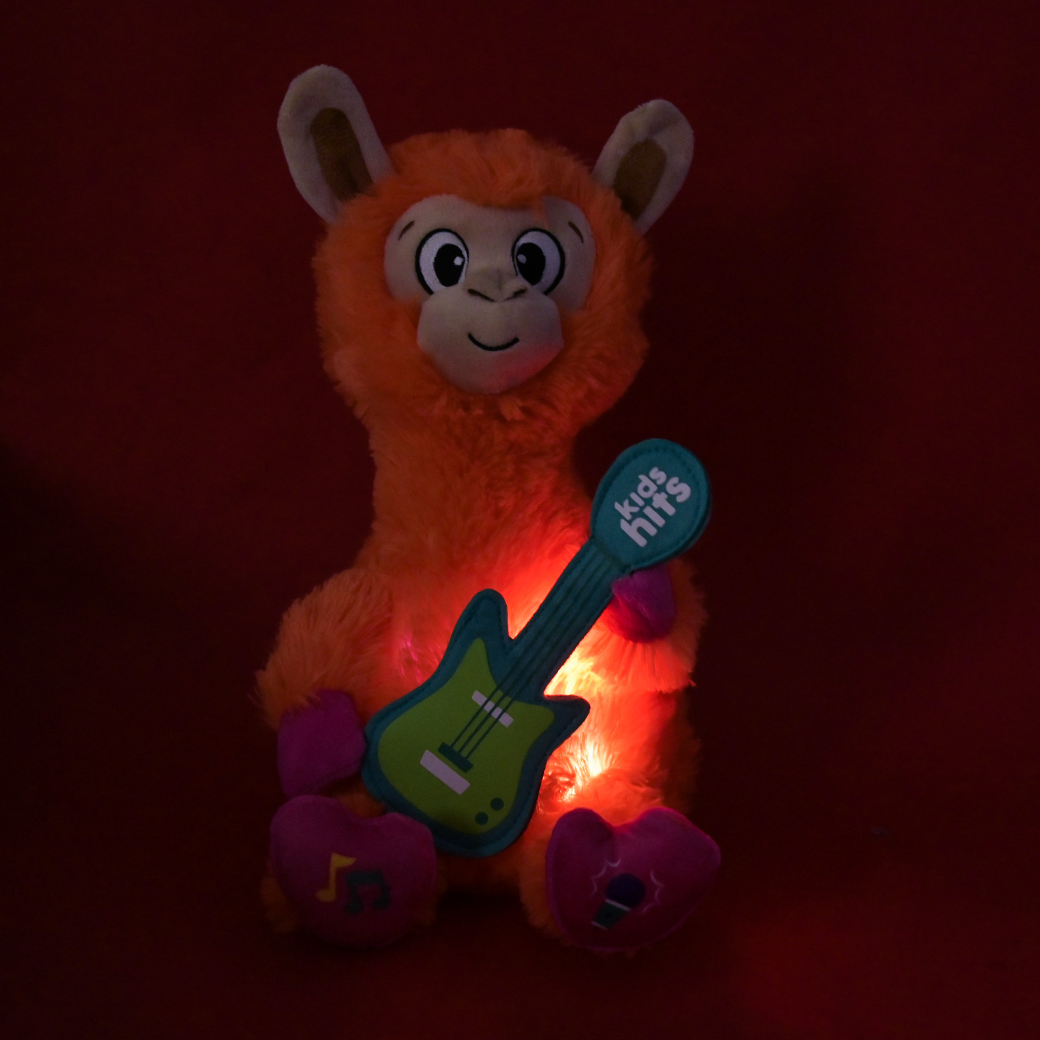 М'яка інтерактивна іграшка KidsHits Disco Pals арт. KH88/003 (18шт) лама у коробці 15*20*30