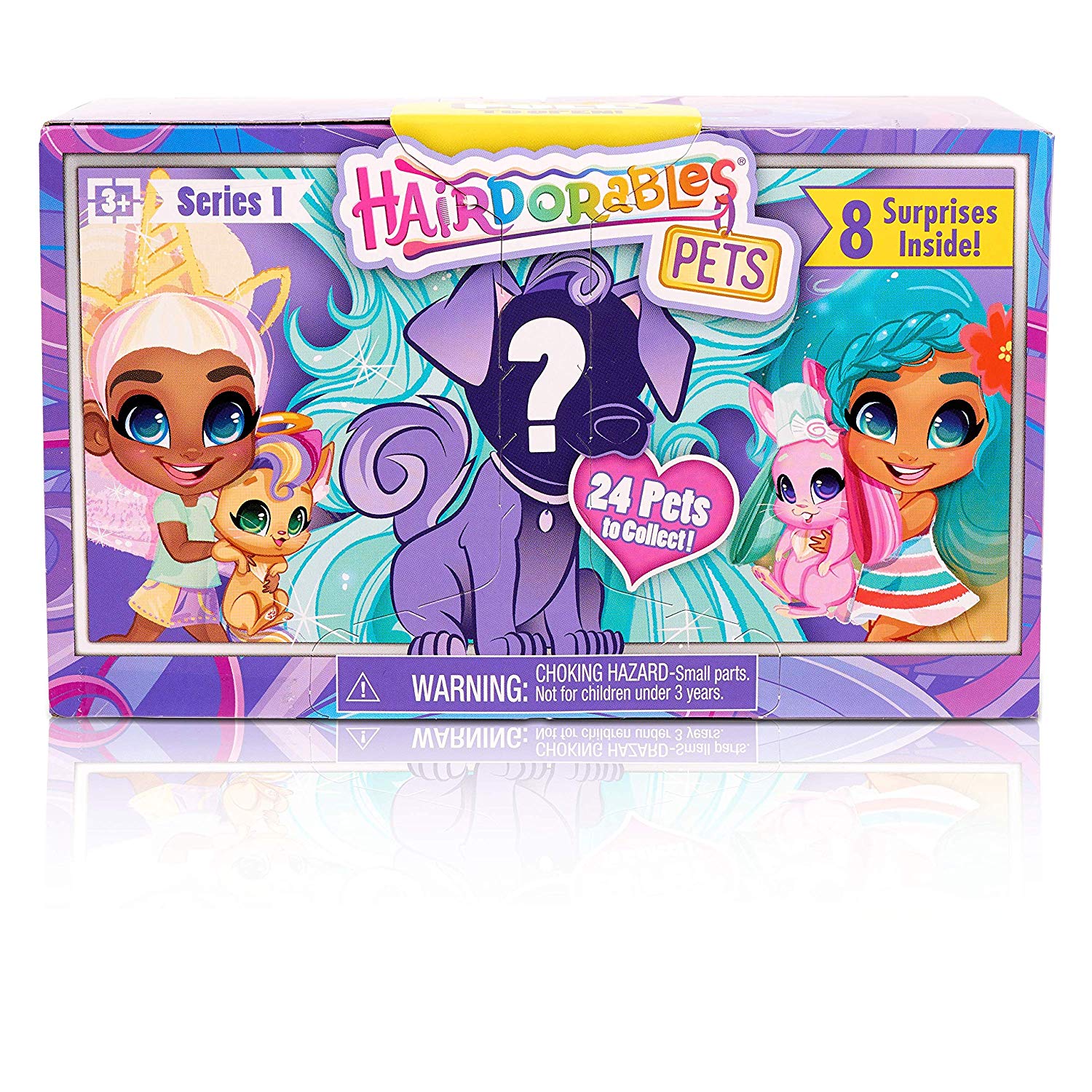 Іграшка тваринка арт. 23635, Hairdorables Pets з аксес., 24 в асорт., у коробці 7,5*9*24 см