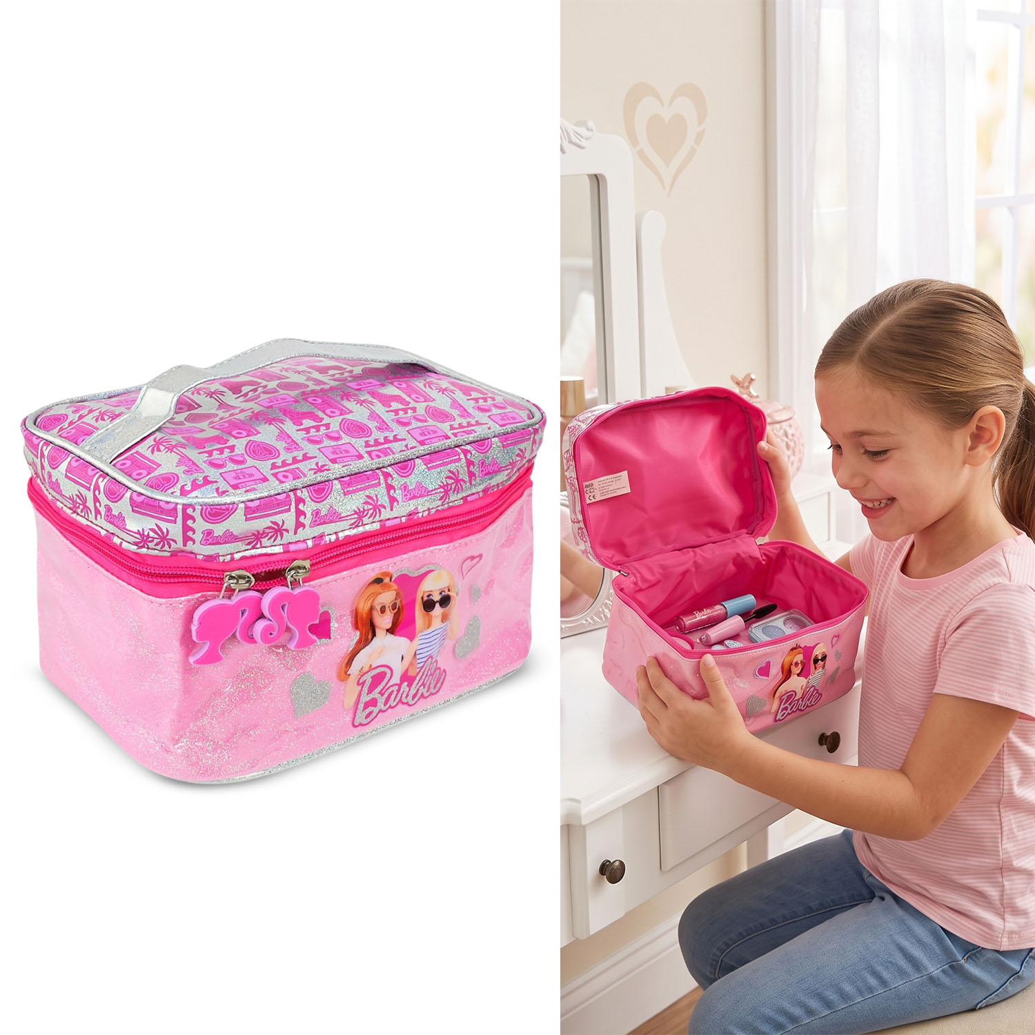 Косметичка Barbie арт. KH131/001L (50шт) 22*14,5*13 см